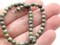 44 4mm to 5mm Green Gemstone Round Serpentine Stone Beads to String
